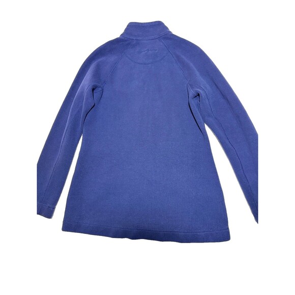 Tommy Bahama Blue Full Zip Sweater | Women's  Round Neck S/P - Picture 6 of 9